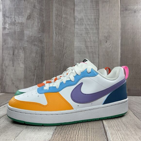 Nike Court Borough Recraft Sneakers Shoes Low Multicolor Women's 7.5 I Kids 6Y - Picture 1 of 11